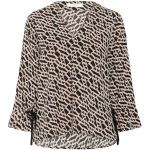 InWear, Dames, Blouses & Shirts, Zwart, Maat: M Poliester,