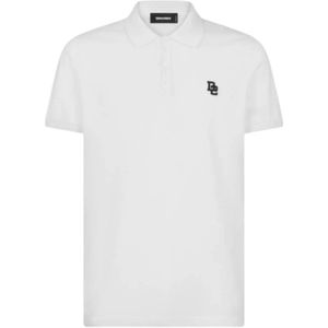 Dsquared2, Heren, Tops, Wit, Maat: XL Katoen,