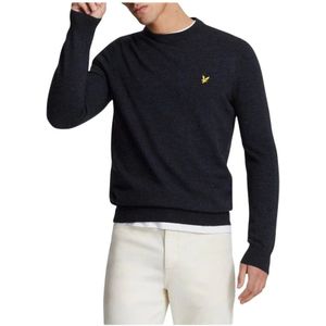Lyle & Scott, Heren, Truien, Blauw, Maat: M Wol,