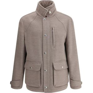 Brunello Cucinelli, Heren, Jassen, Beige, Maat: XL Wol,