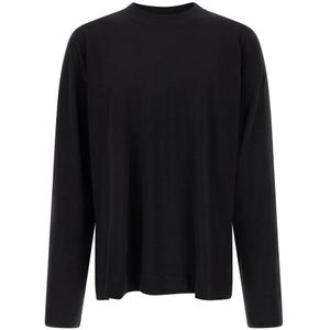 Dries Van Noten, Heren, Tops, Zwart, Maat: M Katoen,