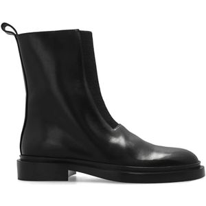 Jil Sander, Dames, Schoenen, Zwart, Maat: 37 EU Leer,