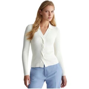 Liu Jo, Dames, Truien, Wit, Maat: S Viscose,