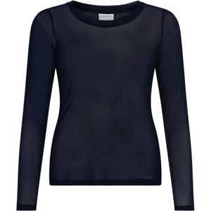 IN Front, Dames, Tops, Blauw, Maat: S