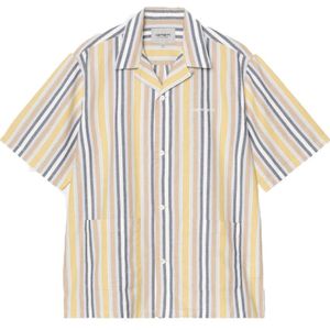 Carhartt Wip, Heren, Overhemden, Beige, Maat: XS Katoen,