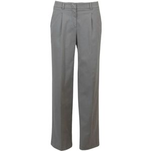 Peserico, Dames, Broeken, Grijs, Maat: 2XS