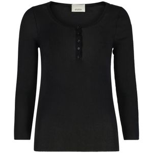 Marant étoile, Dames, Tops, Zwart, Maat: M Katoen,