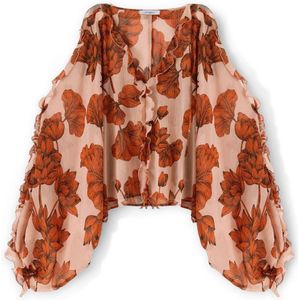 Motivi, Dames, Blouses & Shirts, Veelkleurig, Maat: XS Poliester,