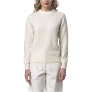 K-Way, Dames, Truien, Beige, Maat: L Wol,