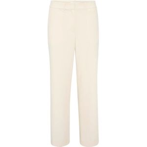 Karen by Simonsen, Dames, Broeken, Wit, Maat: L Leer,