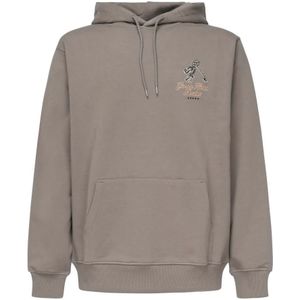 Drole de Monsieur, Heren, Sweatshirts & Hoodies, Beige, Maat: S Katoen,
