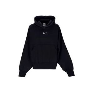 Nike Phoenix Fleece Oversized Hoodie , Black , Dames , Maat: M