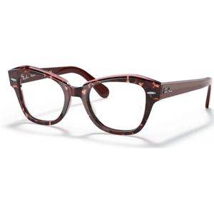 Ray-Ban - RX5486 State Street - Optische Monturen - Rood - Acetaat - Geometrisch