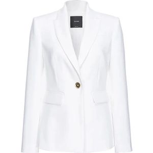 Pinko, Dames, Jassen, Wit, Maat: 2XS Poliester,