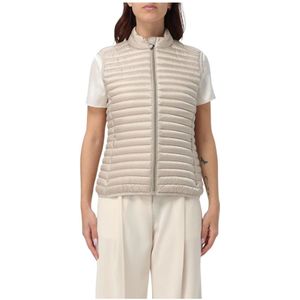 Save The Duck, Dames, Jassen, Beige, Maat: 3XL Poliester,