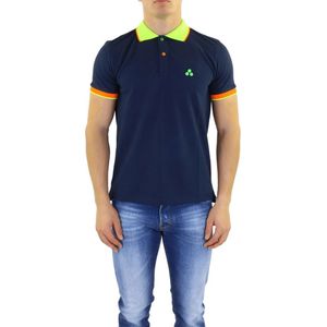 Peuterey, Heren, Tops, Blauw, Maat: S