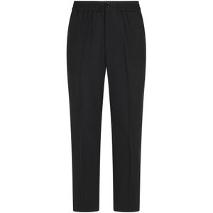 Ami Paris, Heren, Broeken, Grijs, Maat: S Katoen,