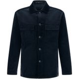 Boggi Milano, Heren, Jassen, Blauw, Maat: S Katoen,