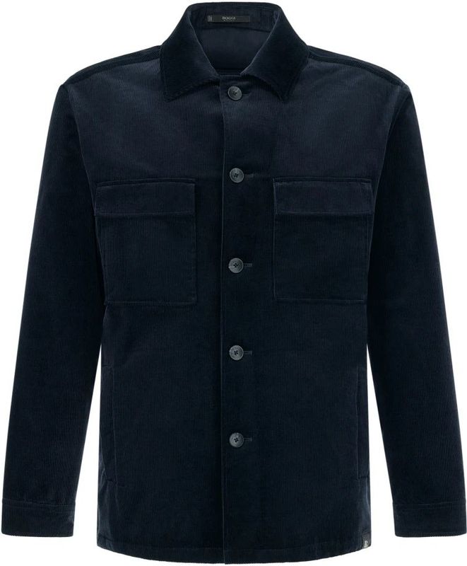 Boggi Milano, Heren, Jassen, Blauw, Maat: S Katoen,