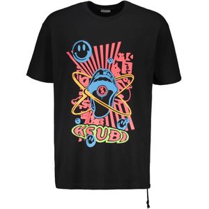 Ksubi, Heren, Tops, Zwart, Maat: S Katoen,