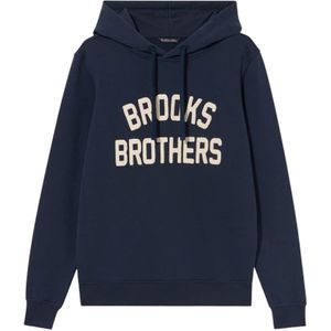 Brooks Brothers, Dames, Sweatshirts & Hoodies, Blauw, Maat: XS Katoen,