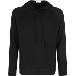 Paolo Pecora, Heren, Sweatshirts & Hoodies, Zwart, Maat: 3XL Wol,