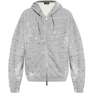 Dsquared2 Hoodie , Gray , Heren , Maat: M