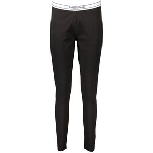 Tommy Hilfiger, Dames, Broeken, Zwart, Maat: 2XS Katoen,