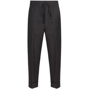 P.a.r.o.s.h., Dames, Broeken, Grijs, Maat: S Wol,