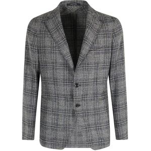 Tagliatore, Heren, Jassen, Grijs, Maat: L Wol,