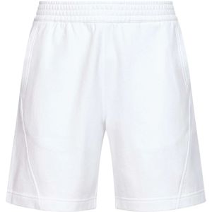 Givenchy, Heren, Korte broeken, Wit, Maat: L Fleece,