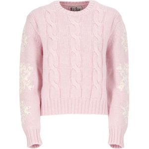 Saint Barth, Dames, Truien, Roze, Maat: M Wol,