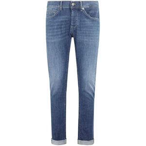 Dondup, Heren, Jeans, Blauw, Maat: W32 Denim,