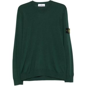 Stone Island, Heren, Truien, Groen, Maat: L
