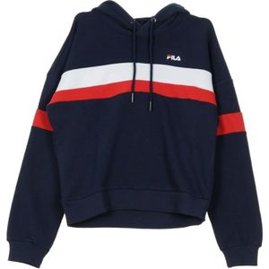 Fila, Dames, Sweatshirts & Hoodies, Zwart, Maat: S Katoen,