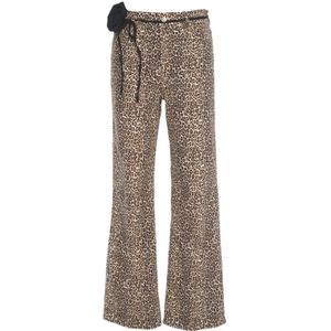 Liu Jo, Dames, Broeken, Bruin, Maat: W27 Katoen,