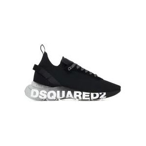 Dsquared2 Zwarte Sneakers voor Heren , Black , Heren , Maat: 40 EU
