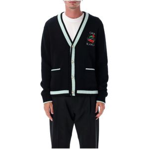 Casablanca, Heren, Truien, Zwart, Maat: L Wol,