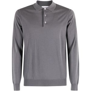 Paolo Pecora, Heren, Tops, Grijs, Maat: XL