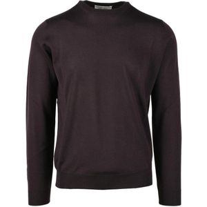 Filippo De Laurentiis, Heren, Truien, Bruin, Maat: XL Wol,