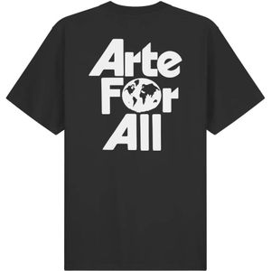 Arte Antwerp, Heren, Tops, Zwart, Maat: S Katoen,