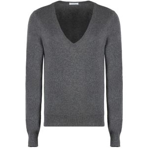 Malo, Dames, Truien, Grijs, Maat: M Kasjmier,