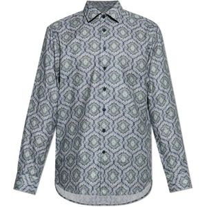 Etro, Heren, Overhemden, Veelkleurig, Maat: 2XL Katoen,