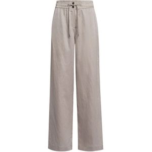 Marc Aurel, Dames, Broeken, Grijs, Maat: S Linnen,