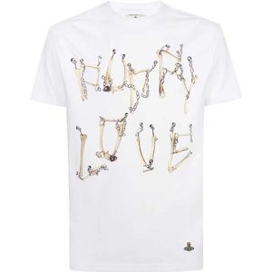 Vivienne Westwood, Heren, Tops, Wit, Maat: S Katoen,