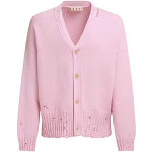 Marni, Heren, Truien, Roze, Maat: S