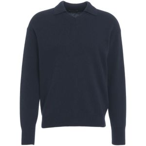 Roberto Collina, Heren, Truien, Blauw, Maat: L