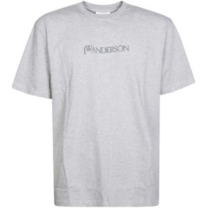 JW Anderson, Heren, Tops, Grijs, Maat: S Katoen,