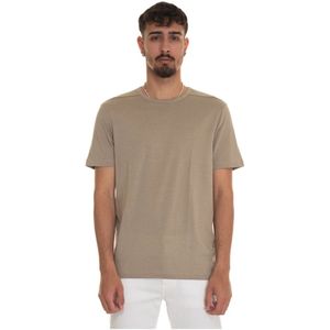 Hugo, Heren, Tops, Beige, Maat: 3XL Katoen,