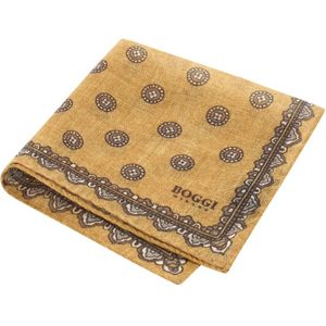 Boggi Milano, Heren, Accessoires, Beige, Maat: ONE Size Wol,